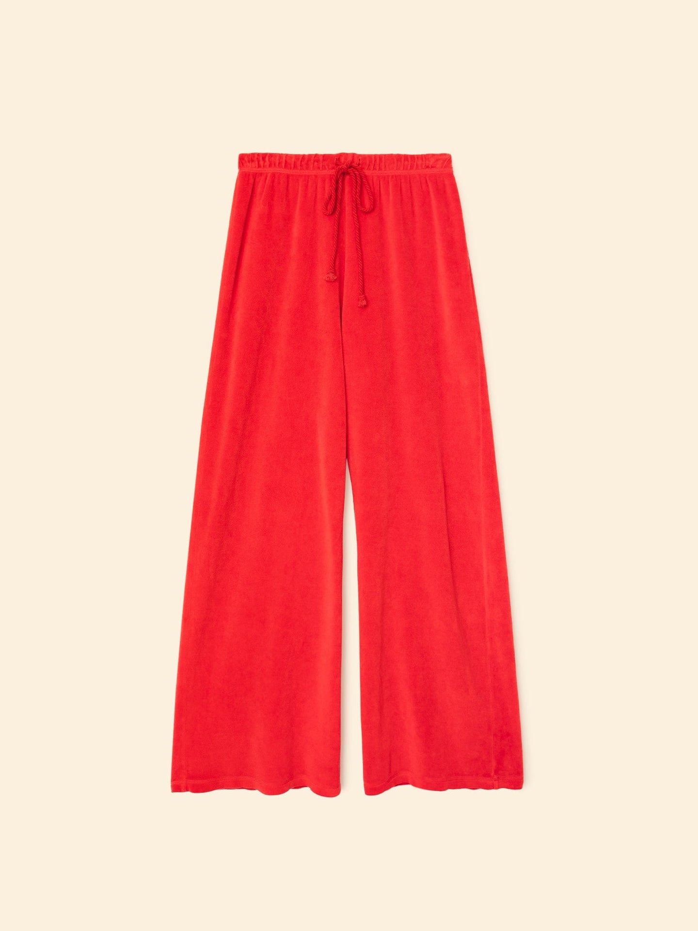 X2508 Pant Carmine Red Manon Velour Pant Carmine Red Manon Velour Pant