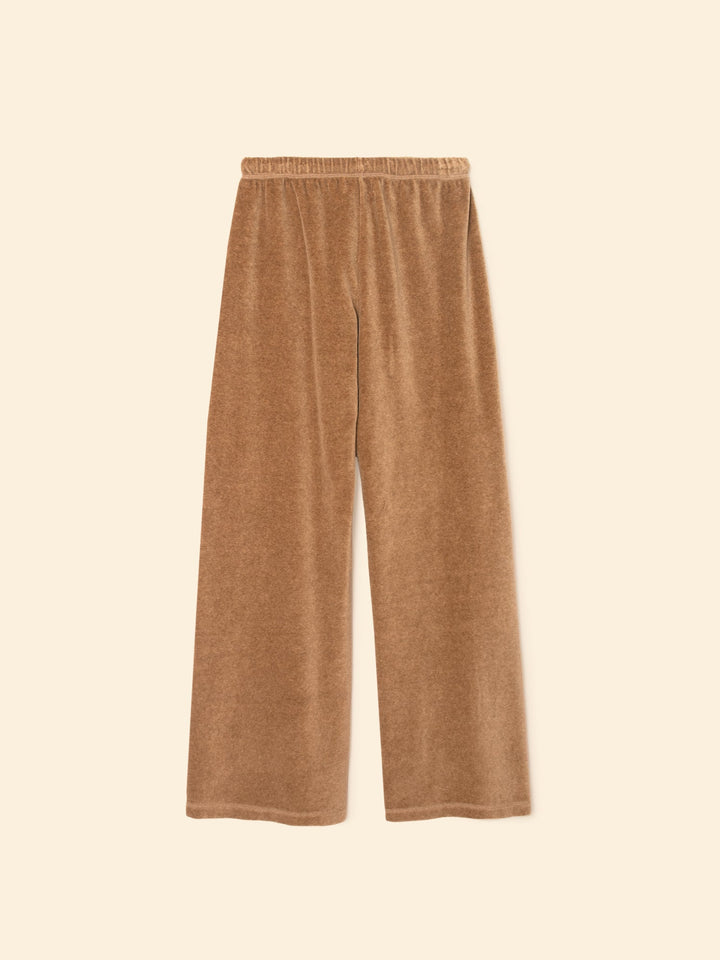 X2508 Pant Heather Camel Manon Velour Pant Heather Camel Manon Velour Pant