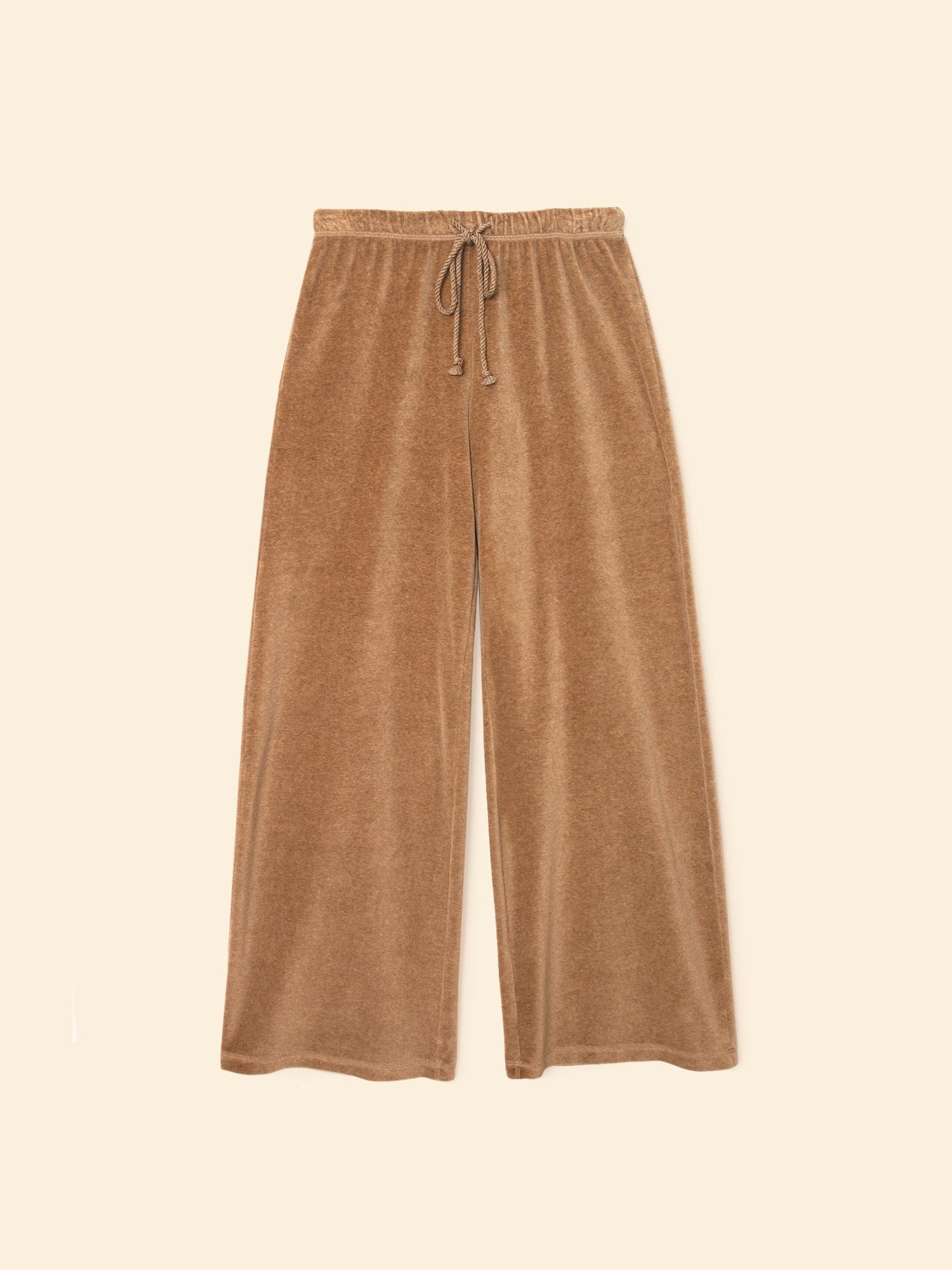 Heather Camel Manon Velour Pant