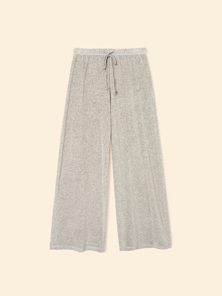 X2508 Pant Heather Grey Manon Velour Pant Heather Grey Manon Velour Pant