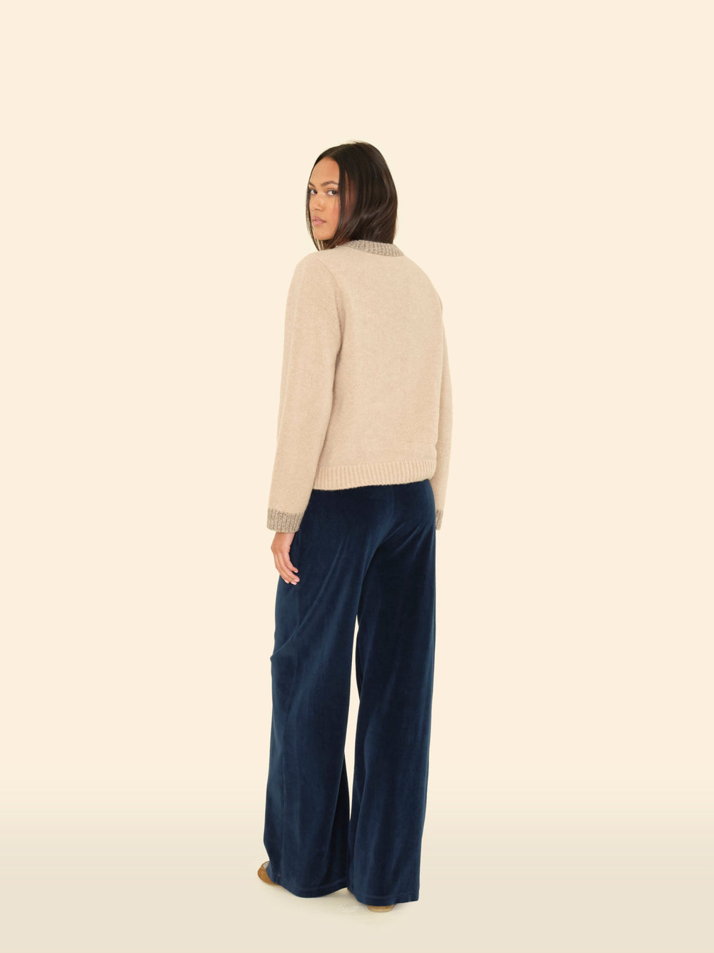 X2508 Pant Sapphire Manon Velour Pant Sapphire Manon Velour Pant