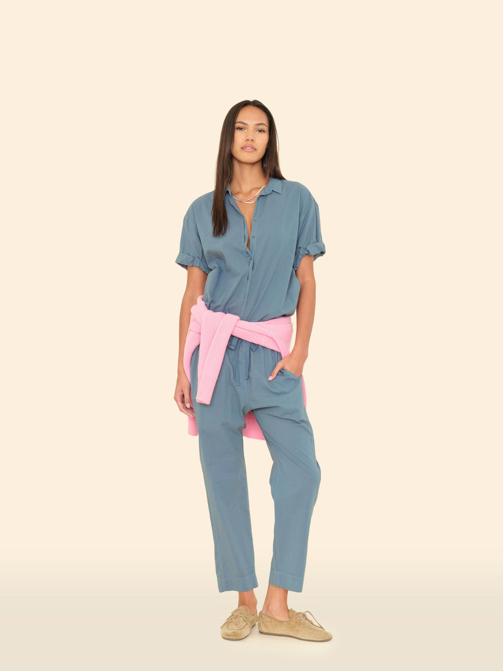 X2508 Pant Steely Blue Draper Pant Steely Blue Draper Pant