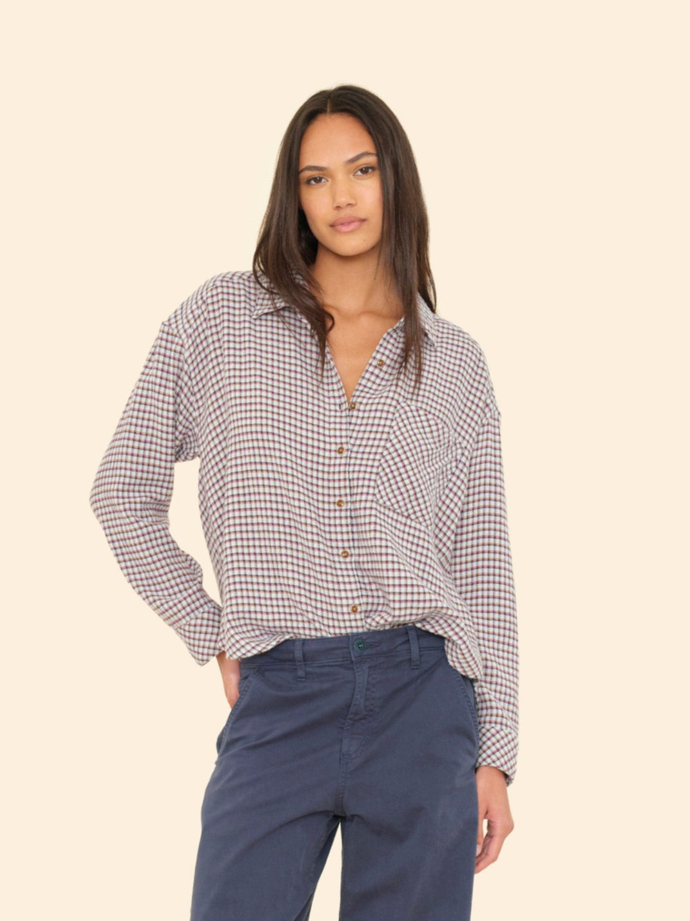 X2508 Shirt Baby Blue Check Jordy Shirt Baby Blue Check Jordy Shirt