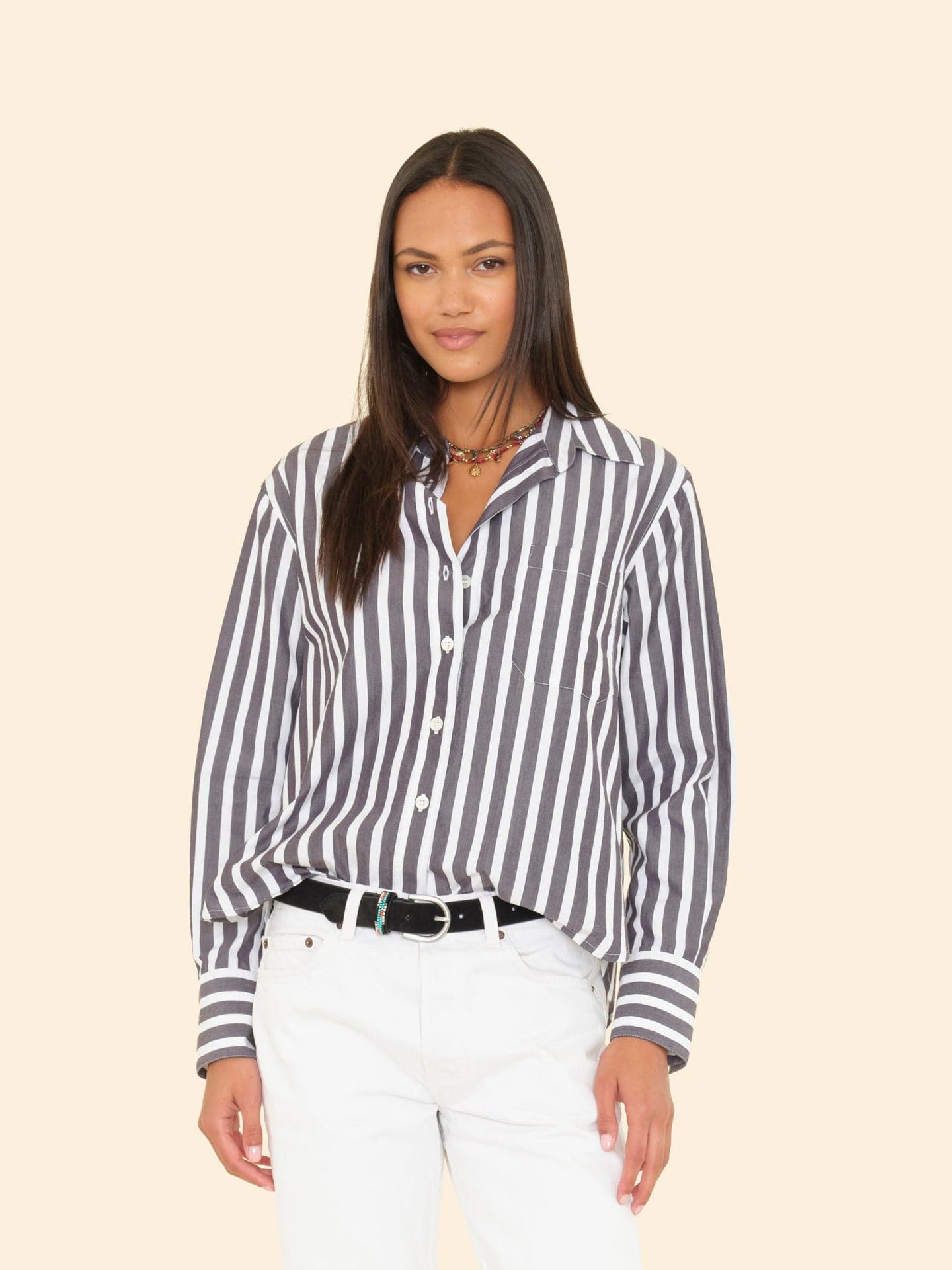 X2508 Shirt Ink Stripe Monroe Shirt Ink Stripe Monroe Shirt