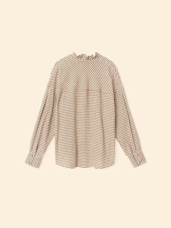 X2508 Shirt Natural Check Jensen Shirt Natural Check Jensen Shirt