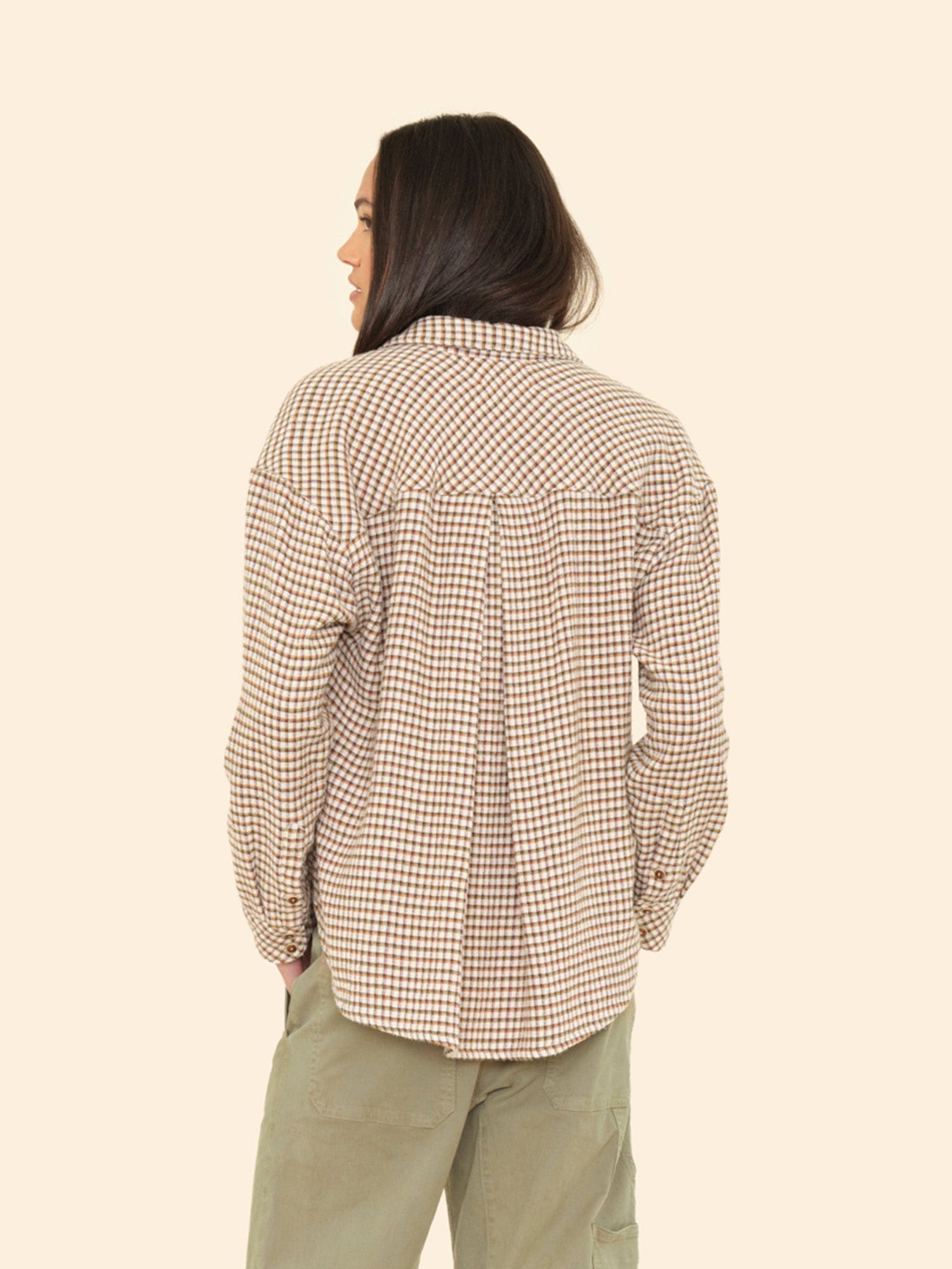 トップス house on the hill L/S Tee (Checker) Hill House Home - Annette Top Geo Eyelet/Red White Blue XL