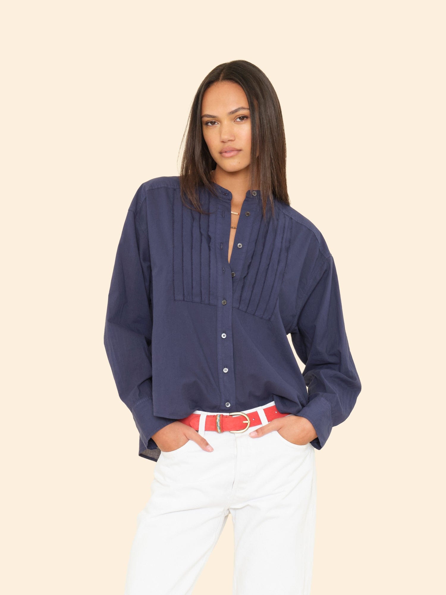 Navy Miranda Shirt
