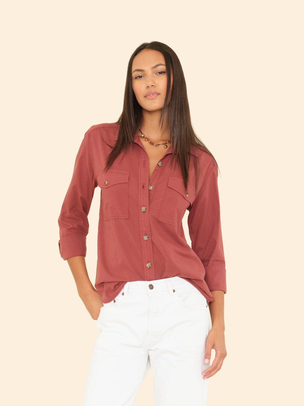 X2508 Shirt Russet Brown Caroline Shirt Russet Brown Caroline Shirt
