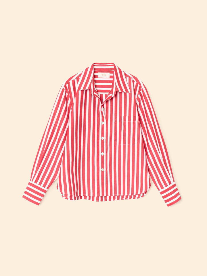 X2508 Shirt Scarlet Stripe Monroe Shirt Scarlet Stripe Monroe Shirt