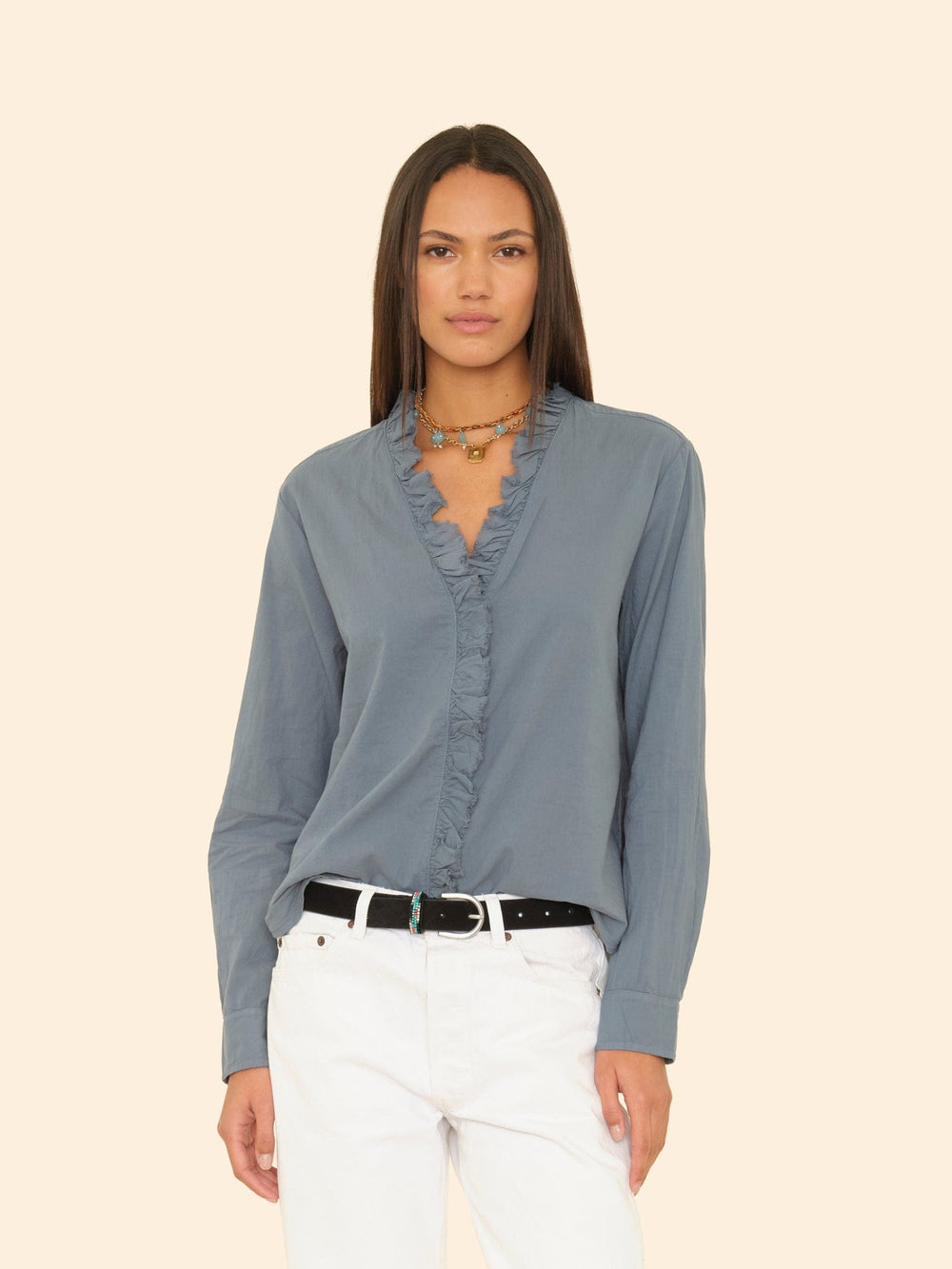X2508 Shirt Steely Blue Kayde Shirt Steely Blue Kayde Shirt