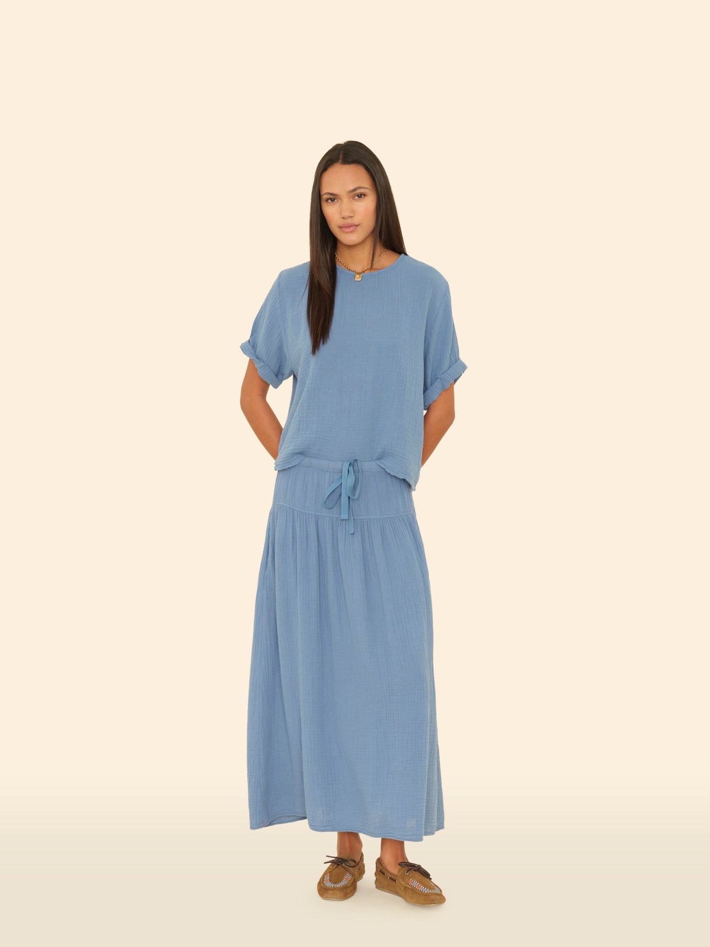 X2508 Skirt Harbor Blue Irene Skirt Harbor Blue Irene Skirt