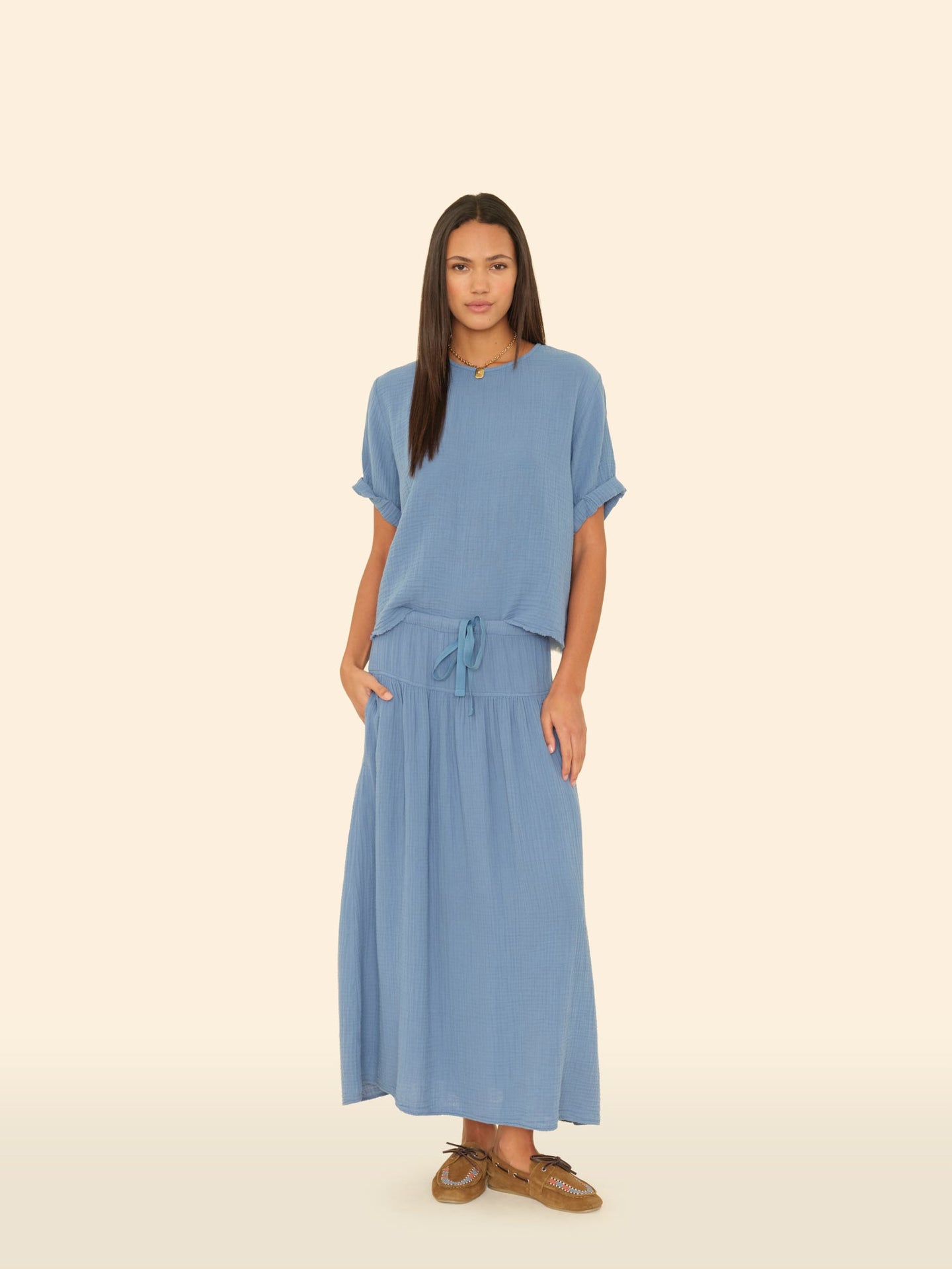 X2508 Skirt Harbor Blue Irene Skirt Harbor Blue Irene Skirt