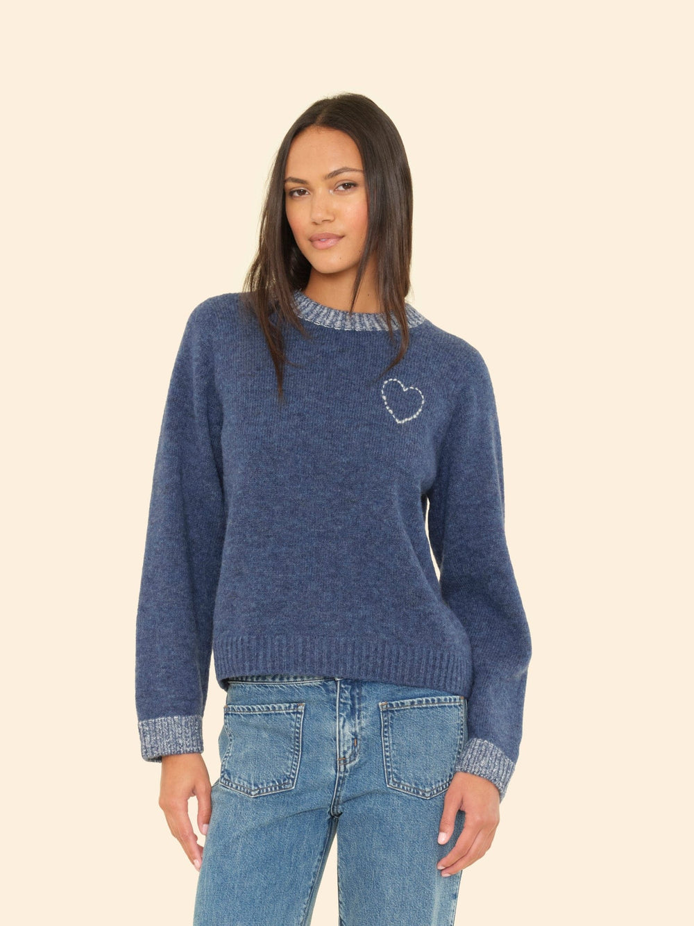 X2508 Sweater Bleu Valentin Sweater Bleu Valentin Sweater