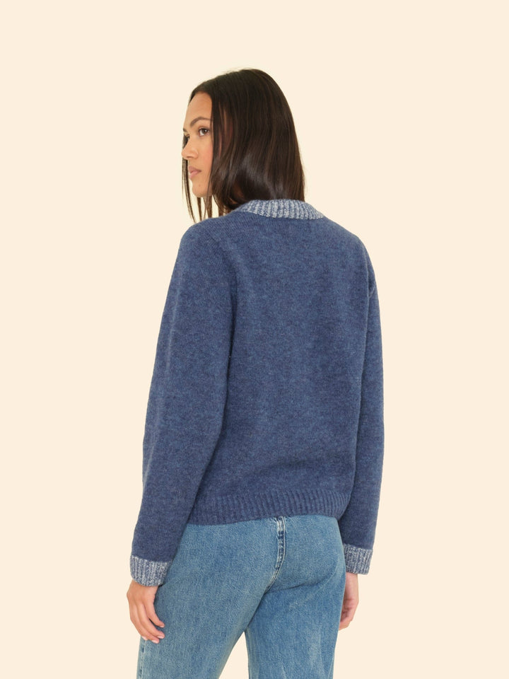 X2508 Sweater Bleu Valentin Sweater Bleu Valentin Sweater