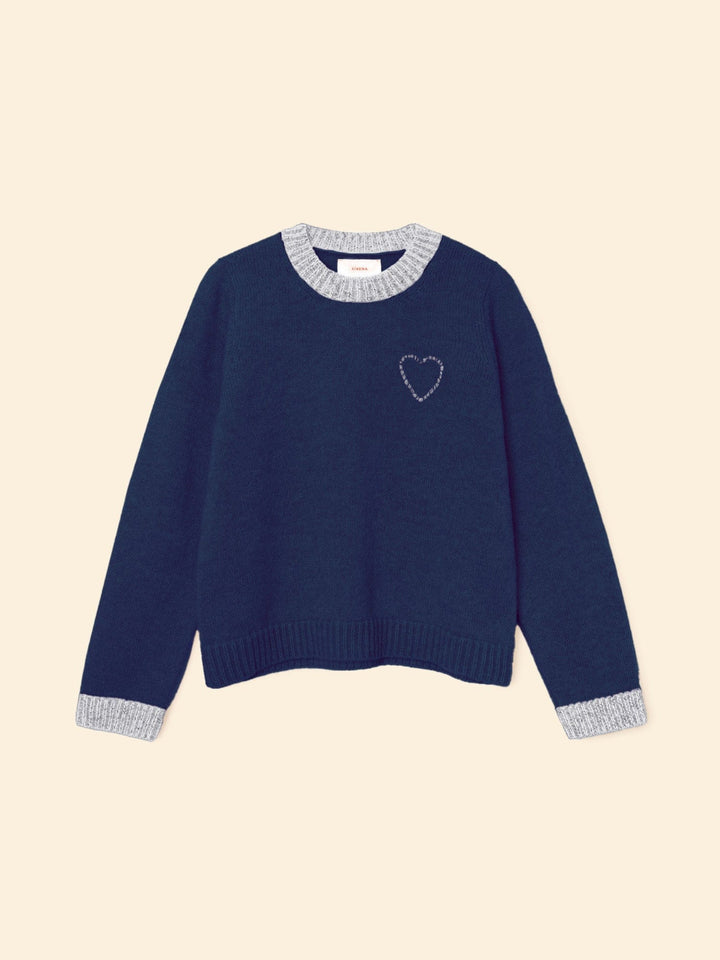 X2508 Sweater Bleu Valentin Sweater Bleu Valentin Sweater