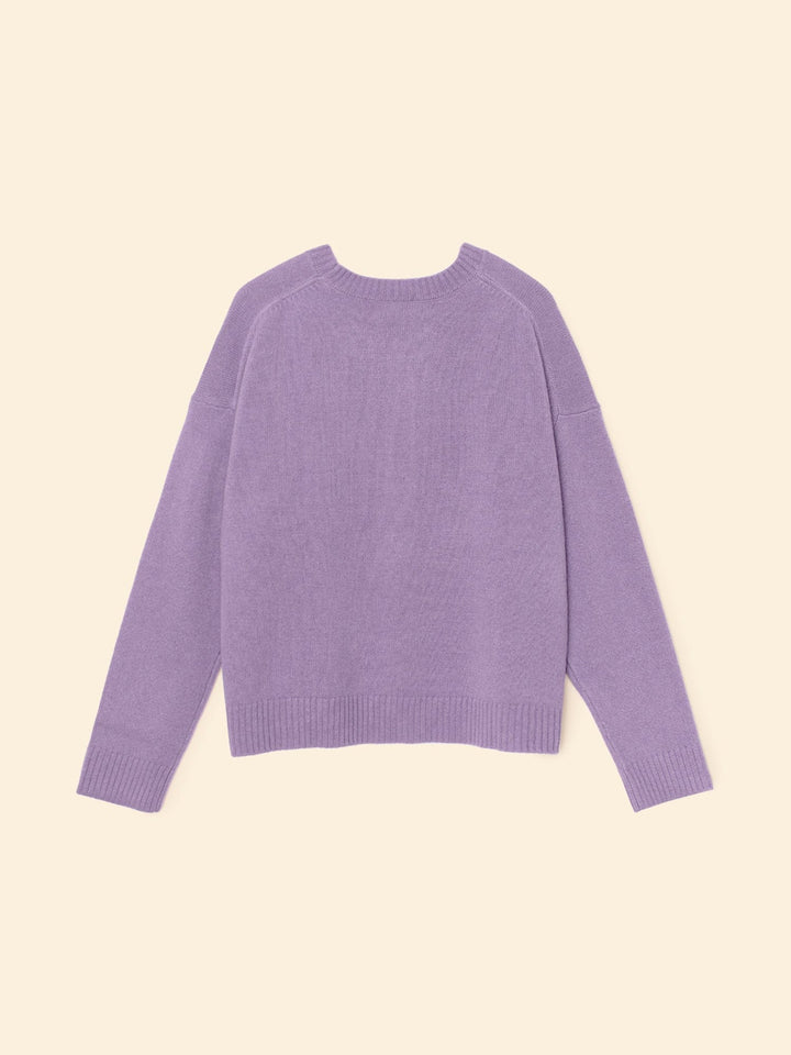 X2508 Sweater Chalk Violet Lela Sweater Chalk Violet Lela Sweater