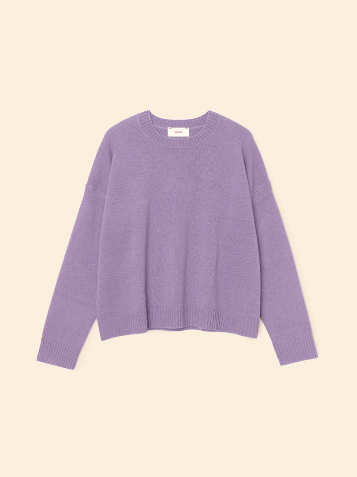 X2508 Sweater Chalk Violet Lela Sweater Chalk Violet Lela Sweater