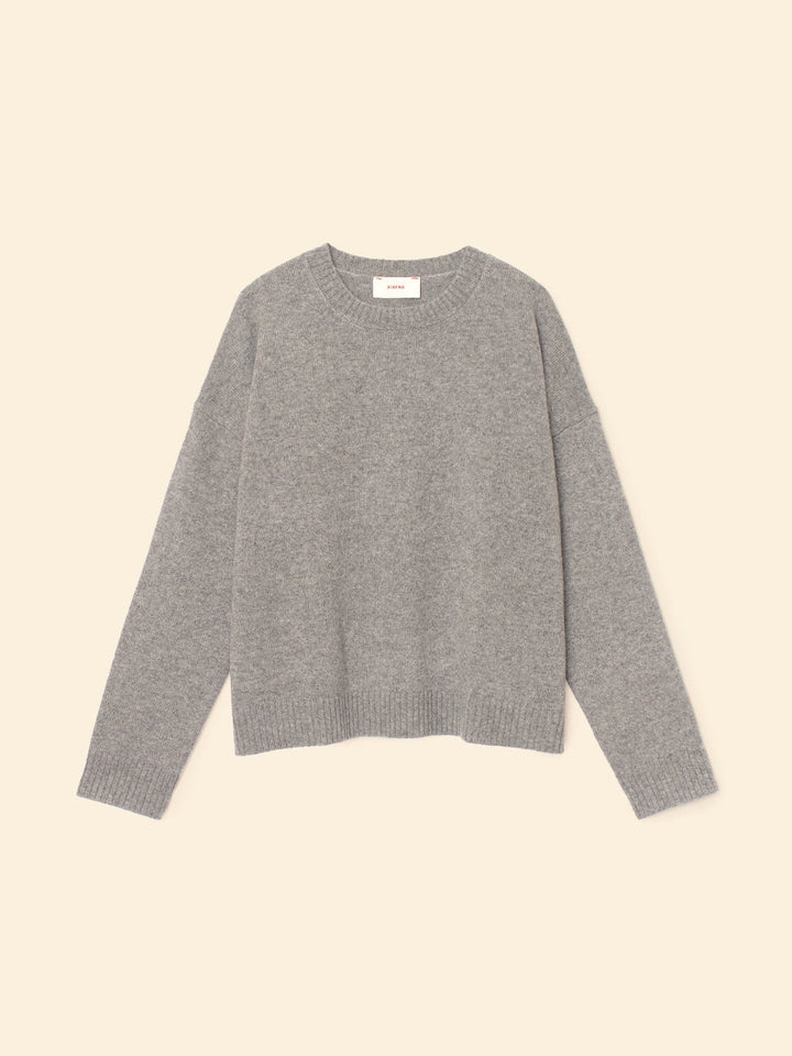 X2508 Sweater Flannel Grey Heather Lela Sweater Flannel Grey Heather Lela Sweater