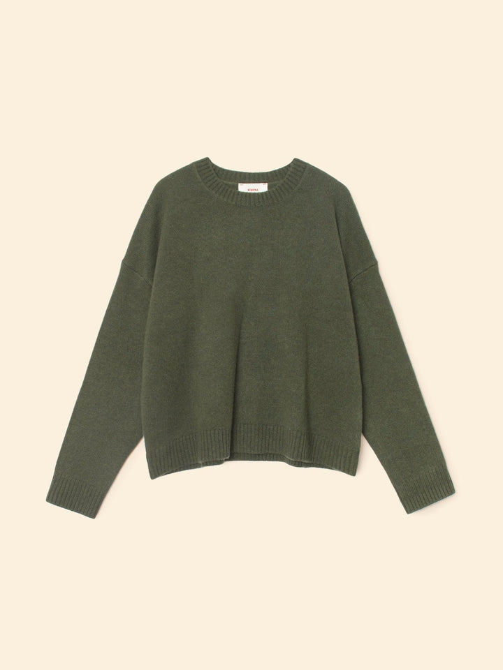 X2508 Sweater Myrtle Green Lela Sweater Myrtle Green Lela Sweater