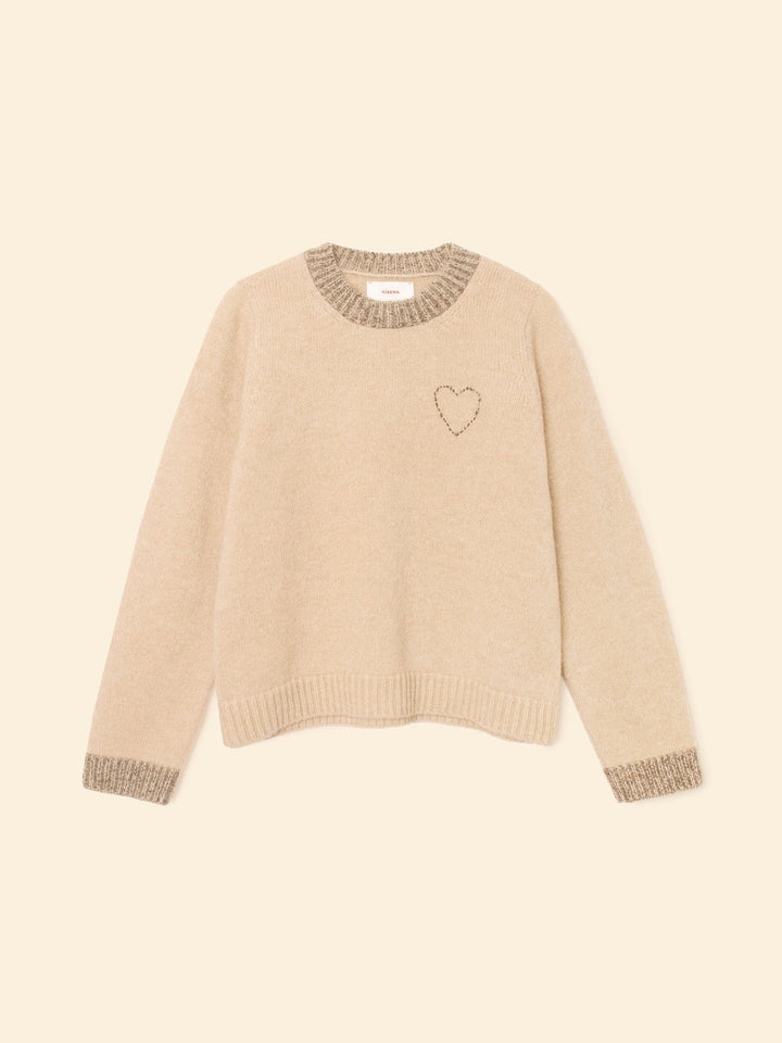 X2508 Sweater Vanille Valentin Sweater Vanille Valentin Sweater