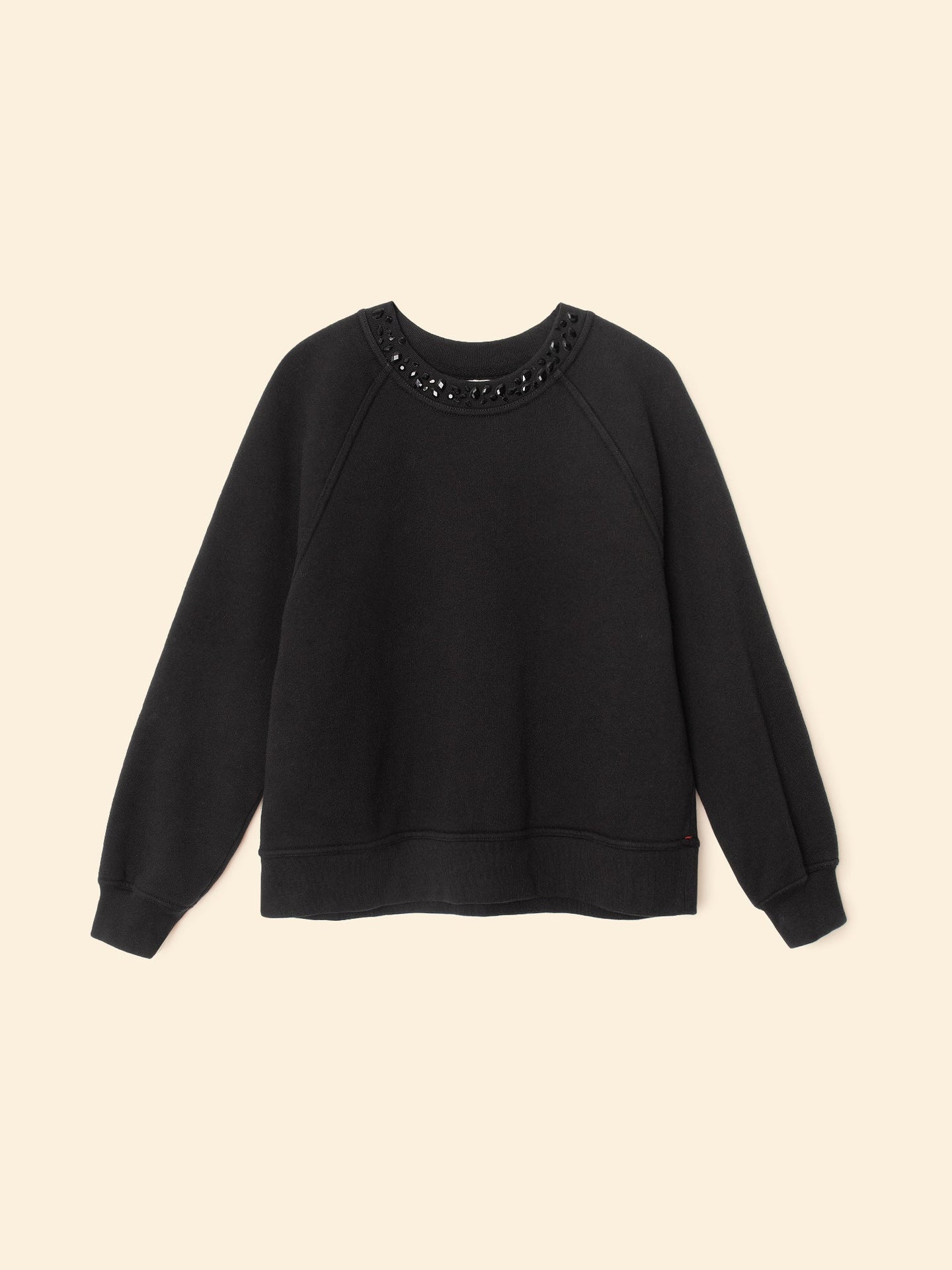 X2508 Sweatshirt Black Whit Sweatshirt Black Whit Sweatshirt