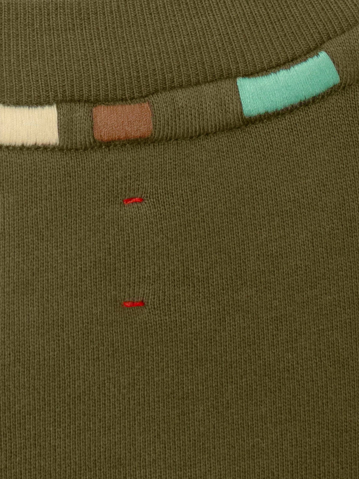 X2508 Sweatshirt Clover Green Embroidered Honor Sweatshirt Clover Green Embroidered Honor Sweatshirt