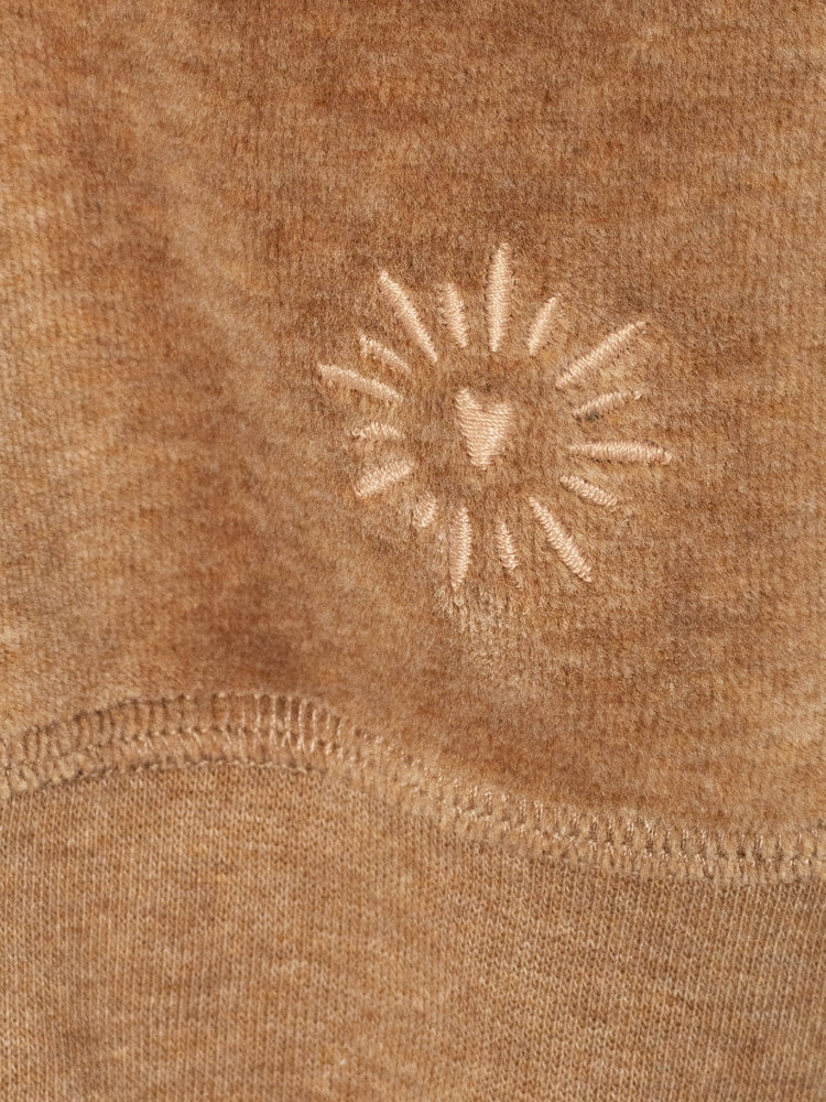 X2508 Sweatshirt Heather Camel Pierre Velour Sweatshirt Heather Camel Pierre Velour Sweatshirt