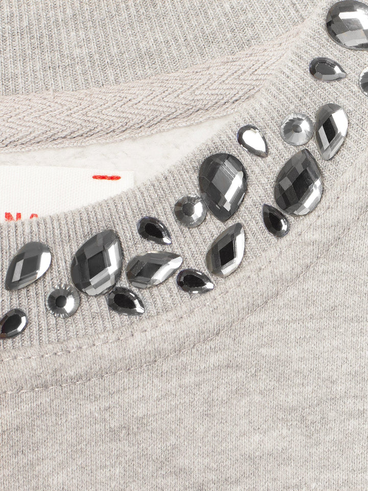 X2508 Sweatshirt Heather Grey Whit Sweatshirt Heather Grey Whit Sweatshirt