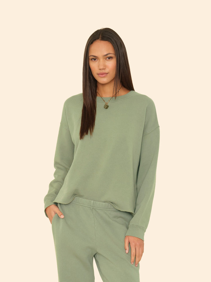 X2508 Sweatshirt Olive Leaf Honor Sweatshirt Olive Leaf Honor Sweatshirt