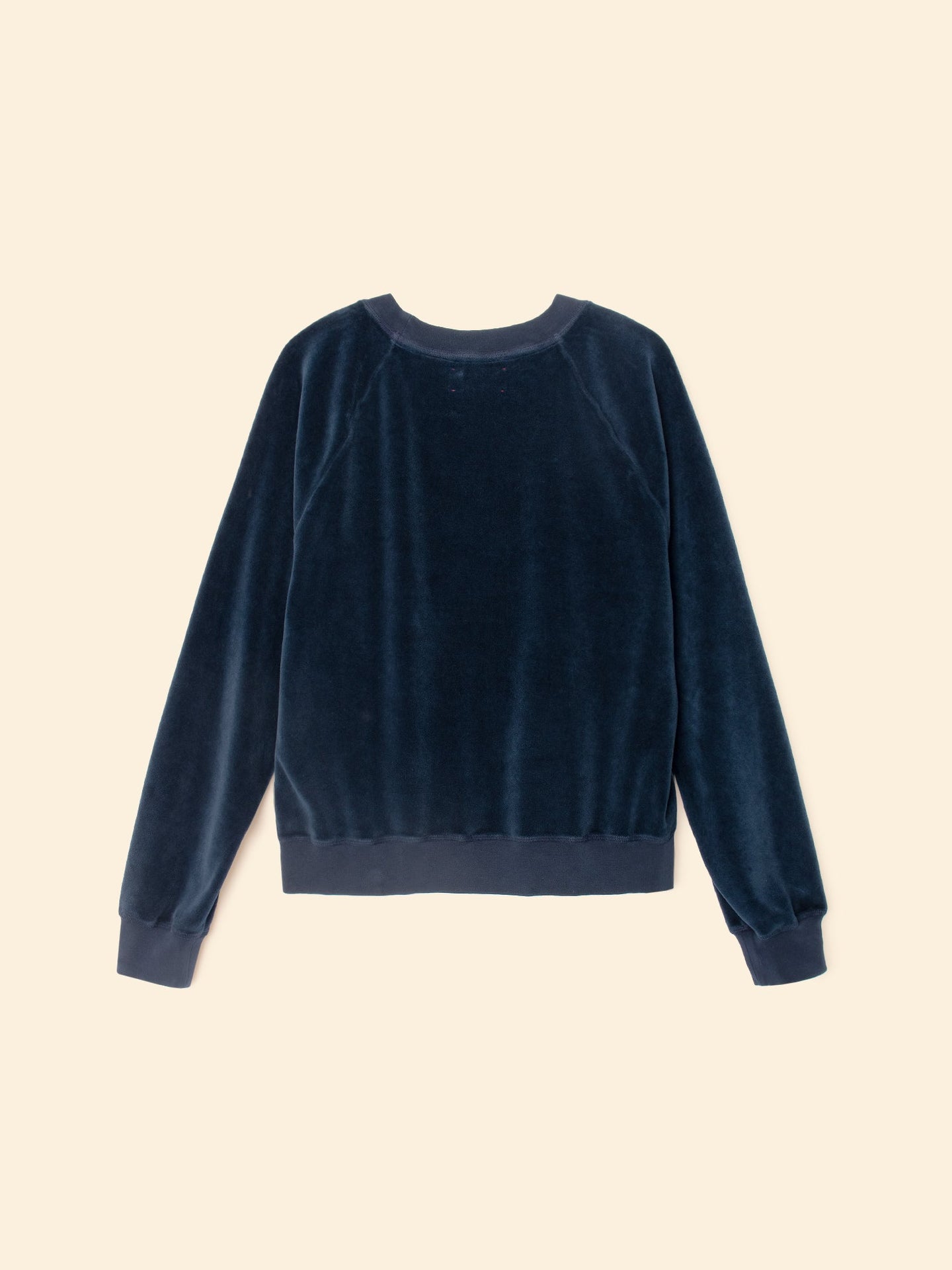 X2508 Sweatshirt Sapphire Pierre Velour Sweatshirt Sapphire Pierre Velour Sweatshirt