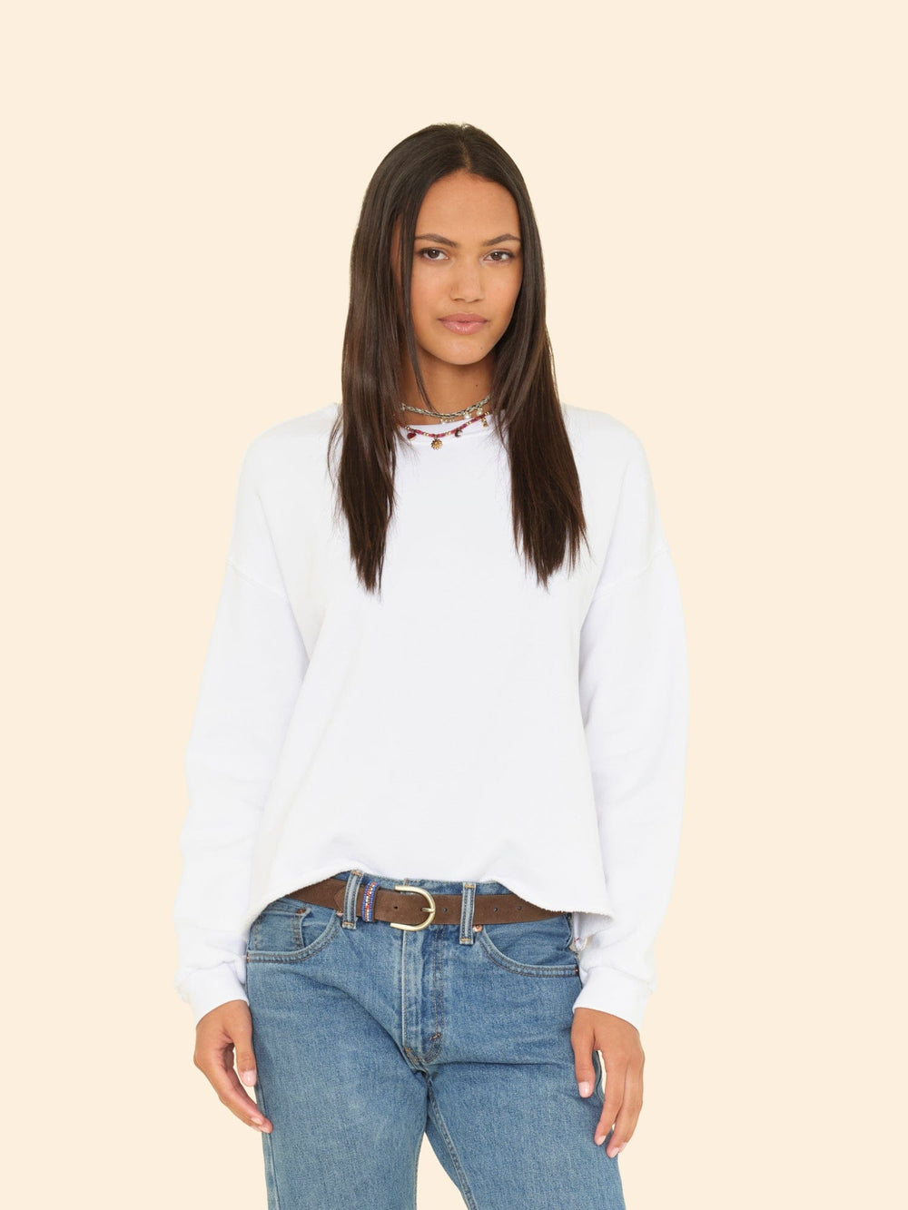 X2508 Sweatshirt White Honor Sweatshirt White Honor Sweatshirt