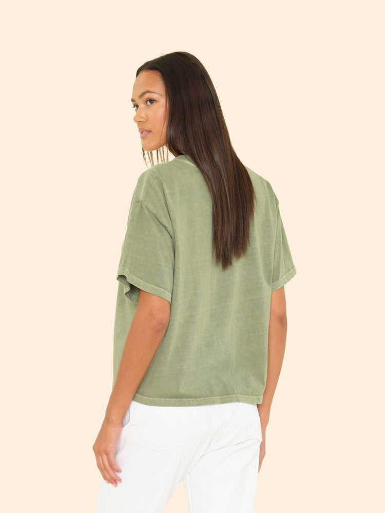 X2508 Tee Vintage Olive Leaf Palmer Tee Vintage Olive Leaf Palmer Tee