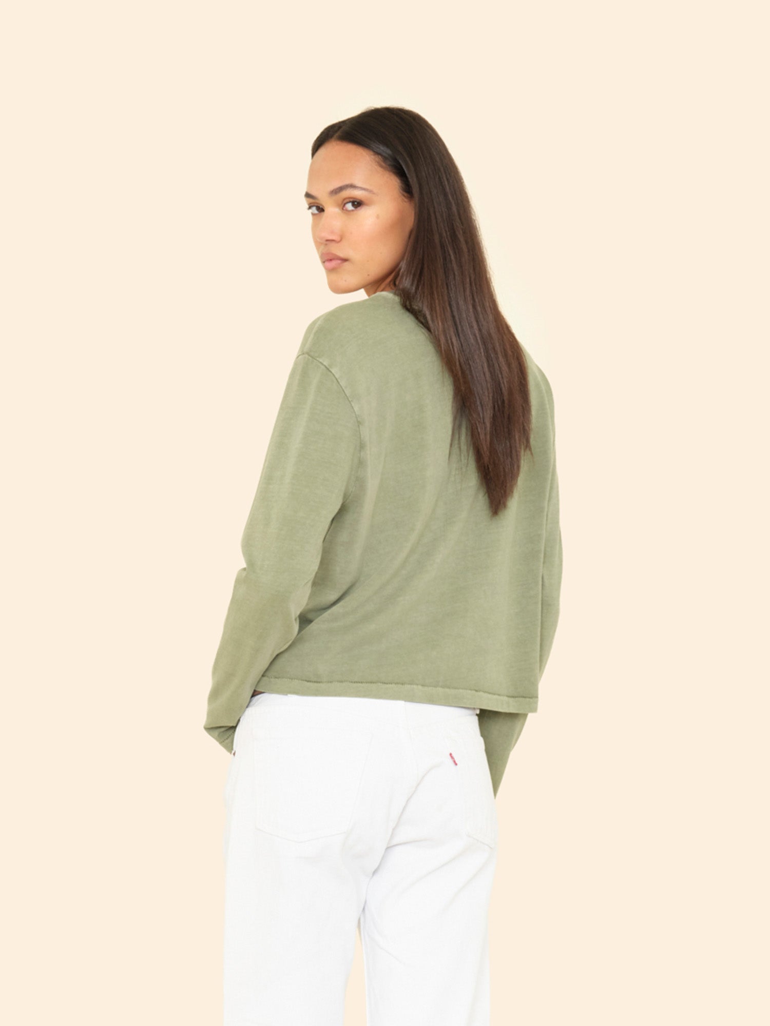 Vintage Olive Leaf Terrance Tee