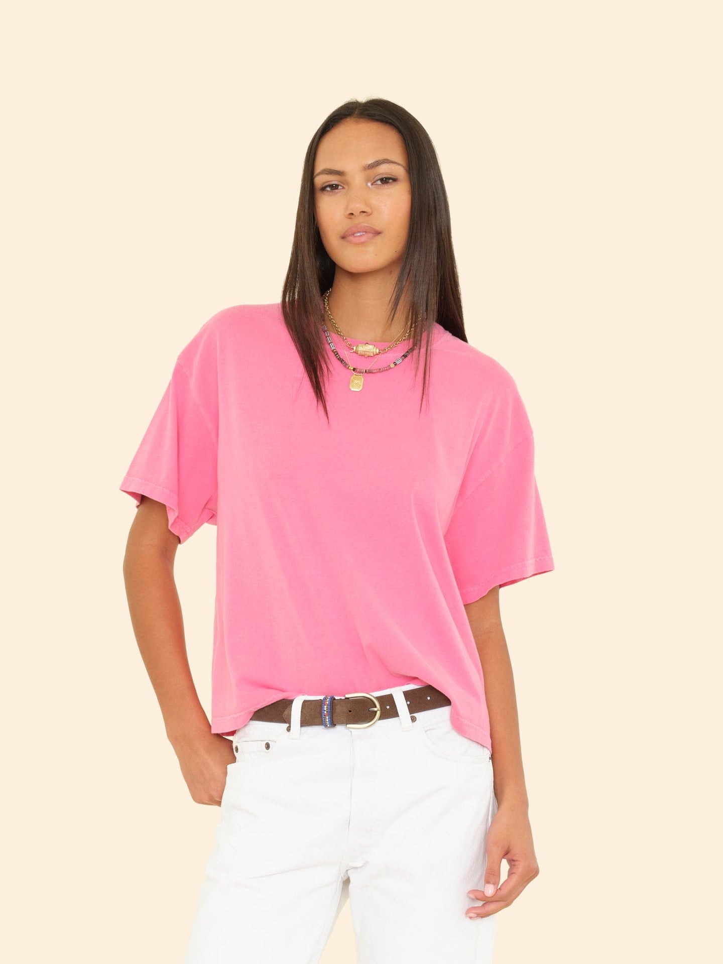 X2508 Tee Vintage Pink Bloom Palmer Tee Vintage Pink Bloom Palmer Tee
