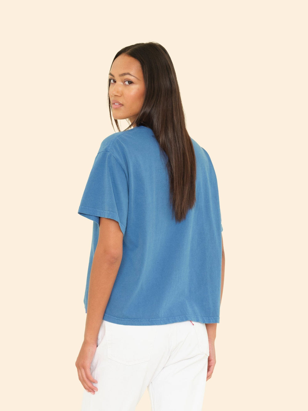 X2508 Tee Vintage Storm Blue Palmer Tee Vintage Storm Blue Palmer Tee