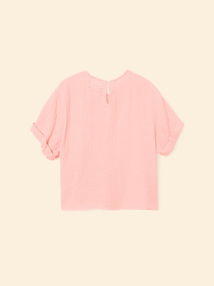 X2508 Top Pink Rose Carson Top Pink Rose Carson Top