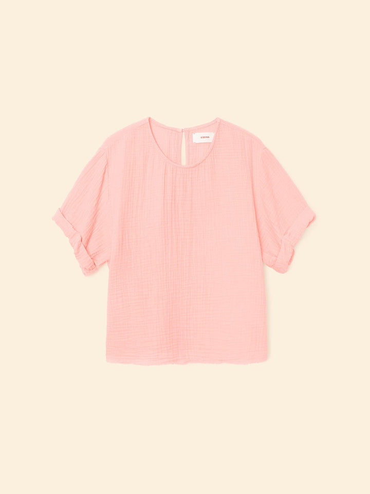 X2508 Top Pink Rose Carson Top Pink Rose Carson Top