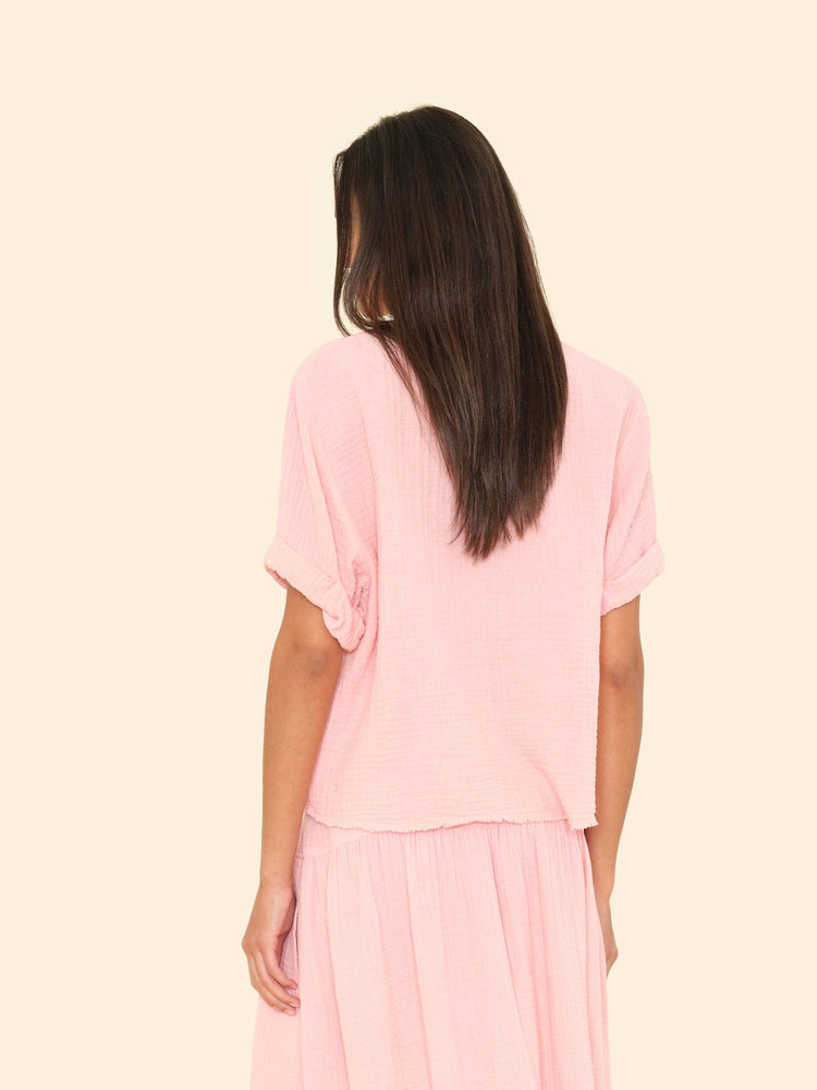 X2508 Top Pink Rose Carson Top Pink Rose Carson Top
