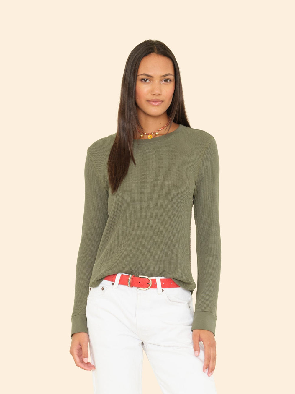 X2508 Top Washed Army Theo Top Washed Army Theo Top