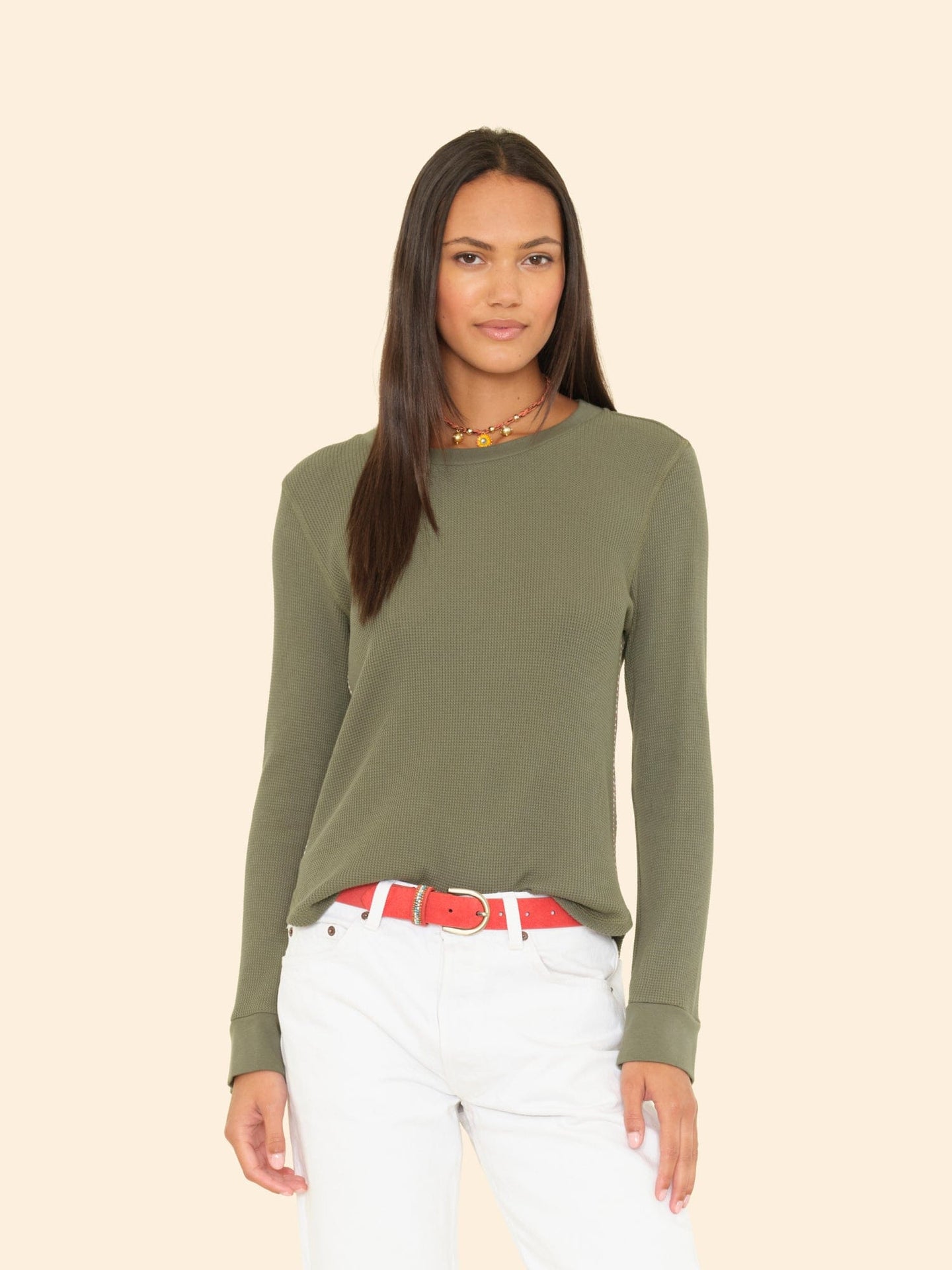 X2508 Top Washed Army Theo Top Washed Army Theo Top