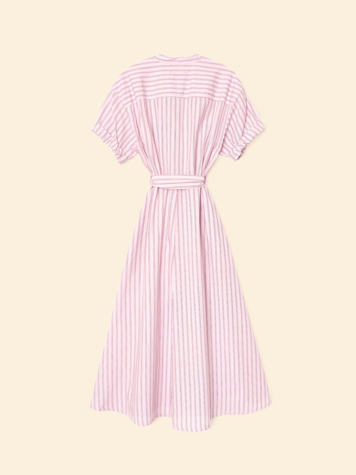 X2509 Dress Blush Cherry Stripe Liora Dress Blush Cherry Stripe Liora Dress