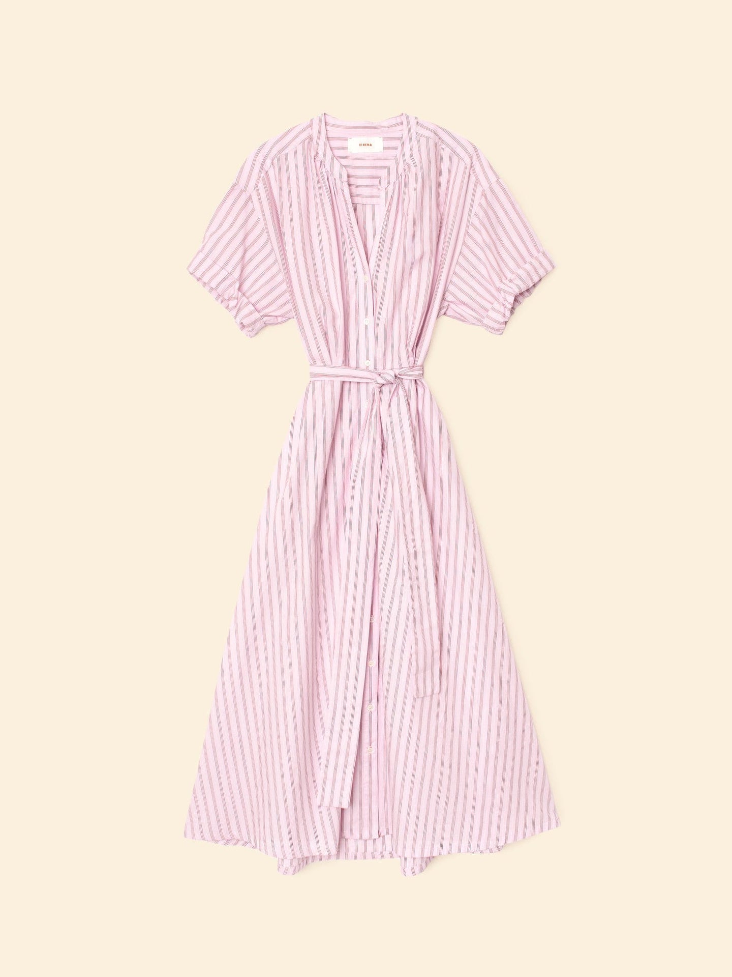 X2509 Dress Blush Cherry Stripe Liora Dress Blush Cherry Stripe Liora Dress