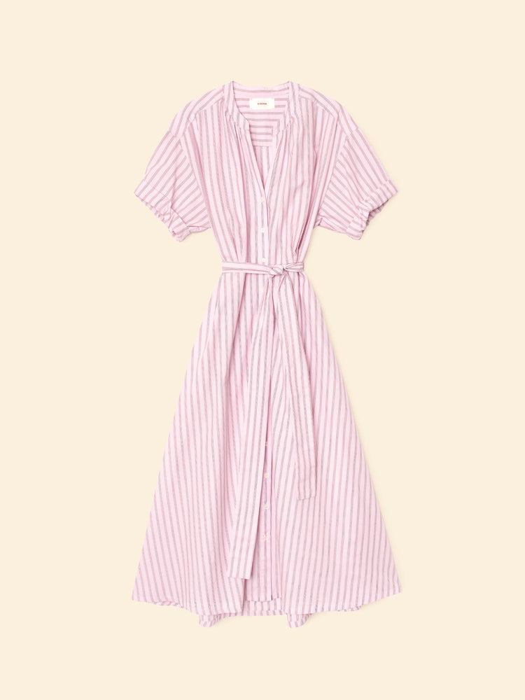 X2509 Dress Blush Cherry Stripe Liora Dress Blush Cherry Stripe Liora Dress