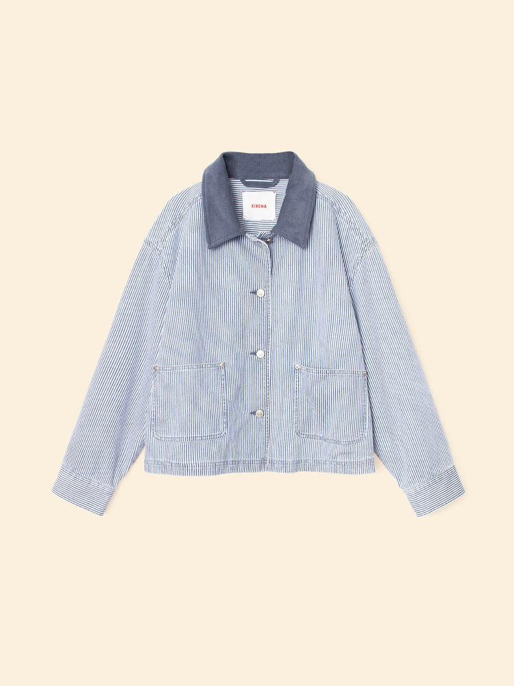 X2509 Jacket Blue Railroad Baldwin Denim Jacket Blue Railroad Baldwin Denim Jacket