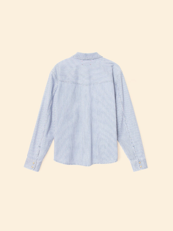 X2509 Shirt Blue Railroad Byron Denim Shirt Blue Railroad Byron Denim Shirt