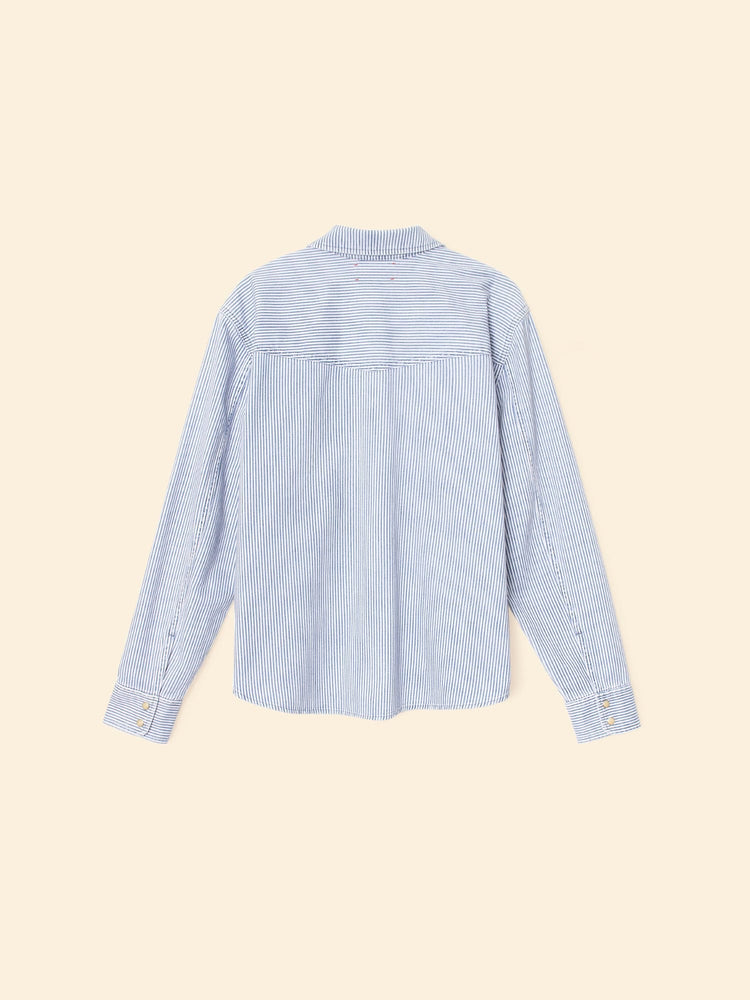 X2509 Shirt Blue Railroad Byron Denim Shirt Blue Railroad Byron Denim Shirt