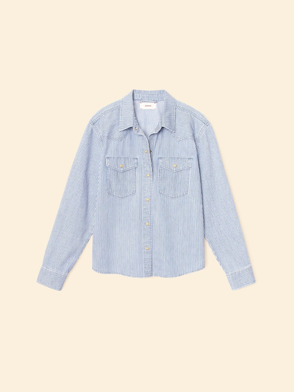 X2509 Shirt Blue Railroad Byron Denim Shirt Blue Railroad Byron Denim Shirt