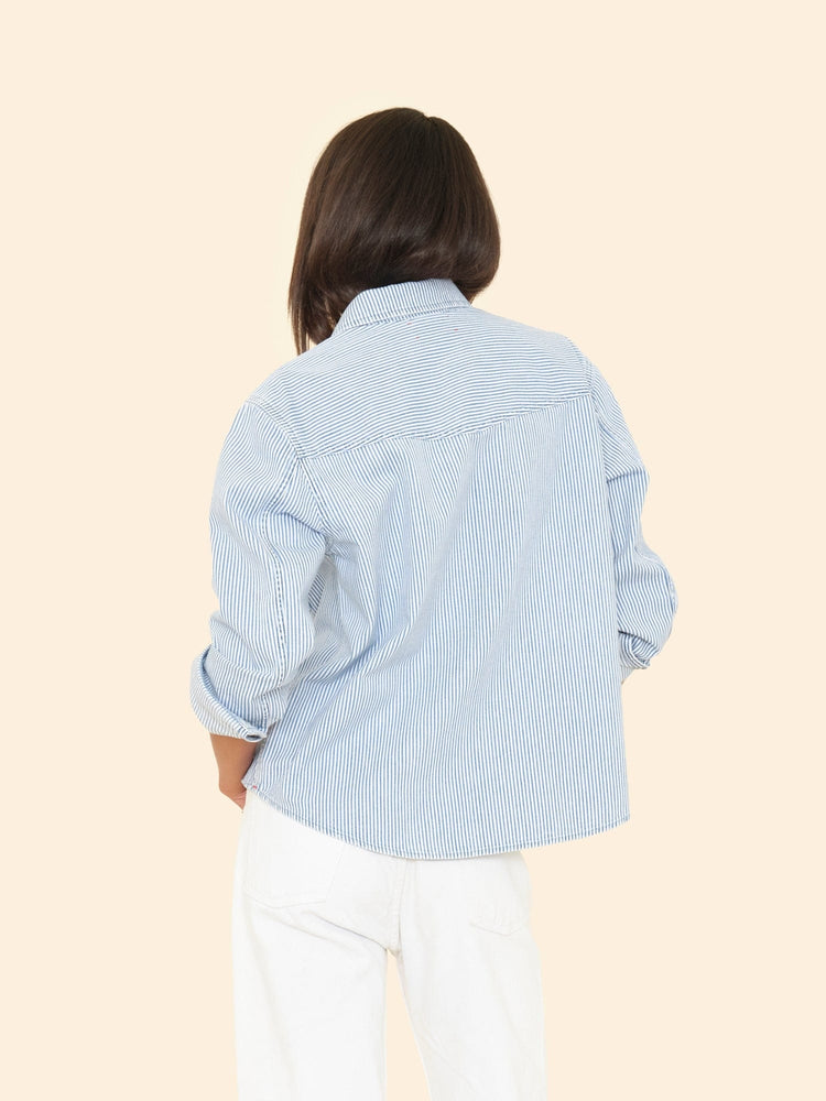 X2509 Shirt Blue Railroad Byron Denim Shirt Blue Railroad Byron Denim Shirt