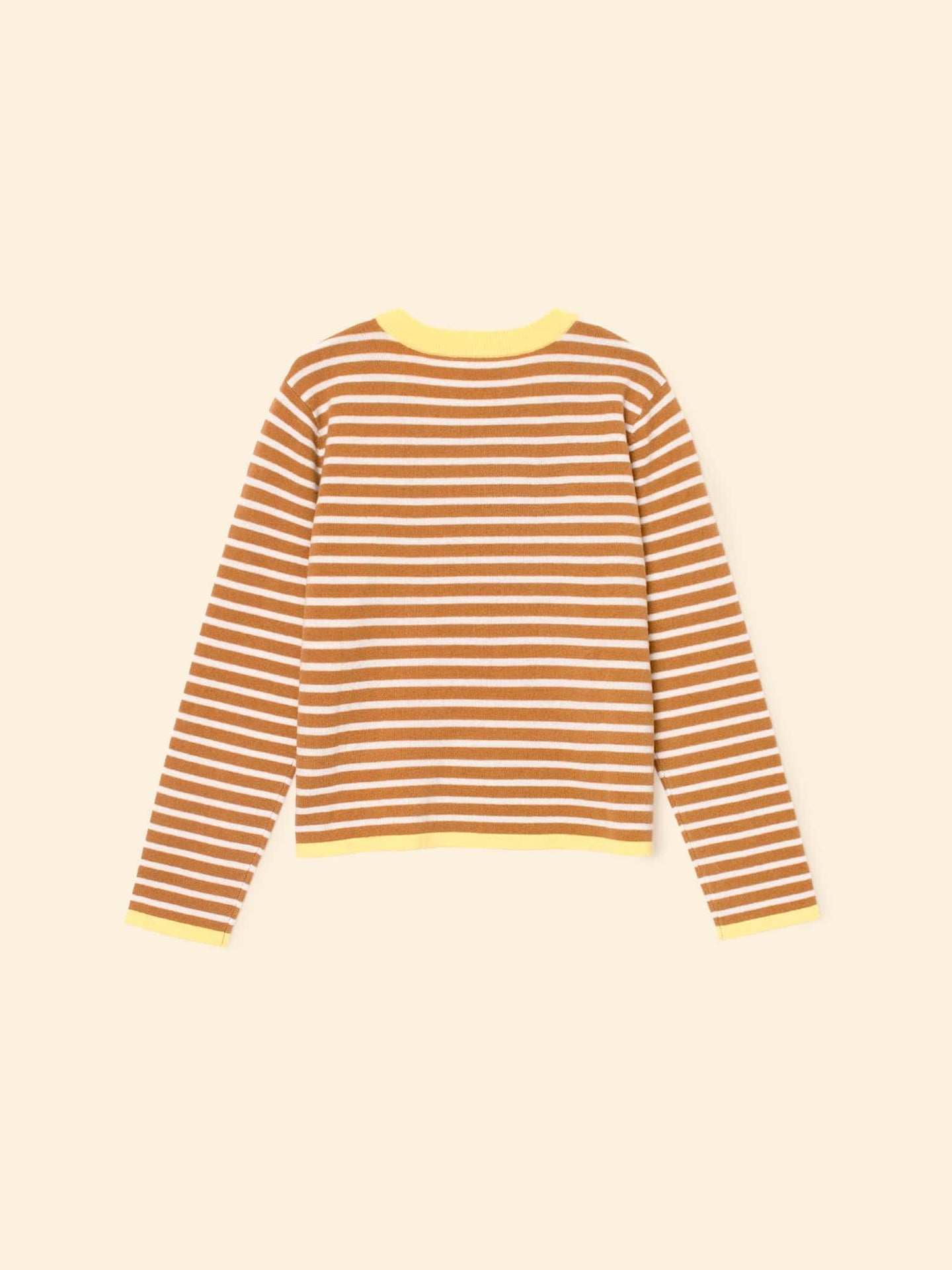 X2509 Sweater Camel Stripe Maxwell Sweater Camel Stripe Maxwell Sweater