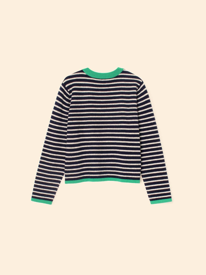 X2509 Sweater Navy Stripe Maxwell Sweater Navy Stripe Maxwell Sweater